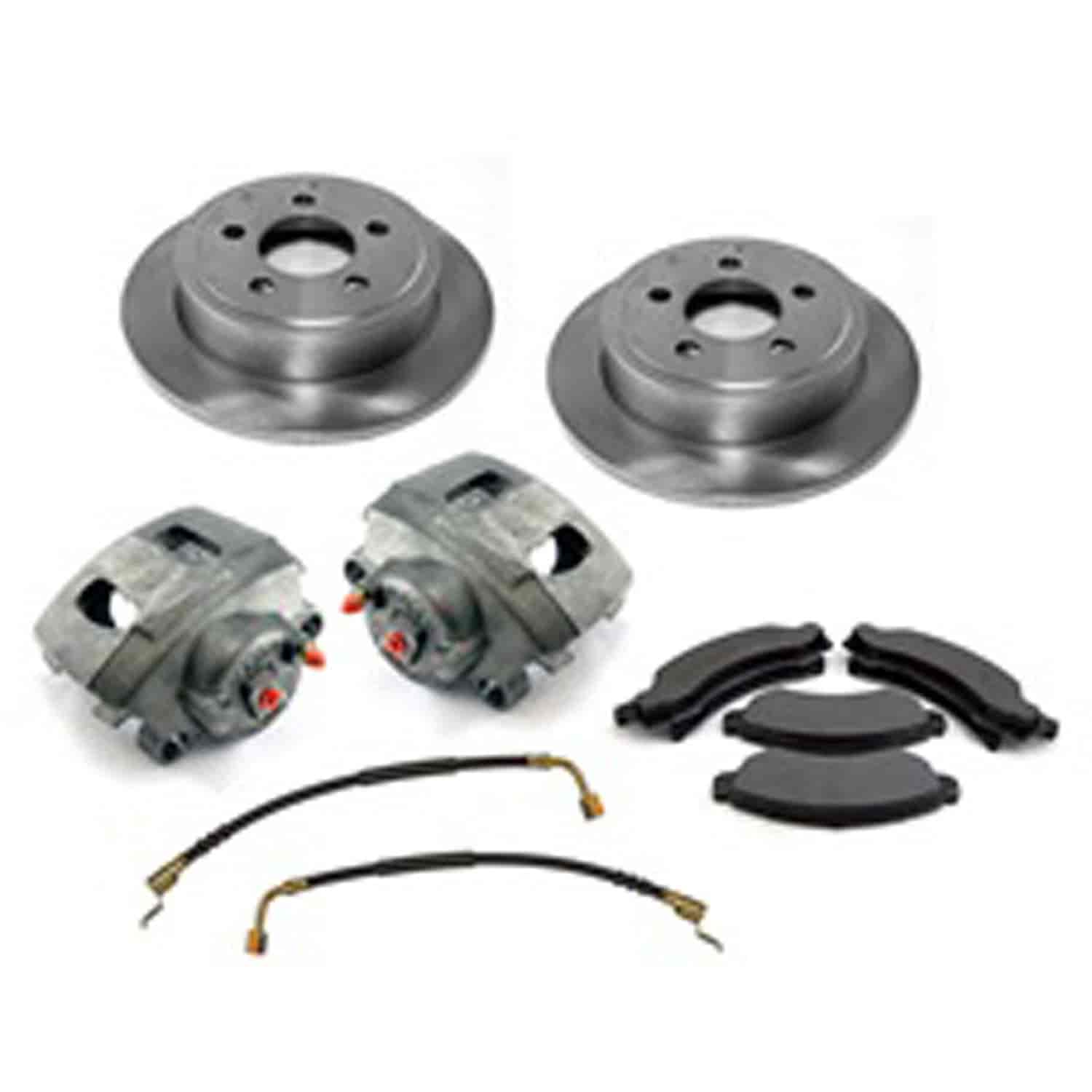 Front Premium Disc Brake Service Kit For 2000-2006 Jeep Wrangler TJ By Omix-ADA