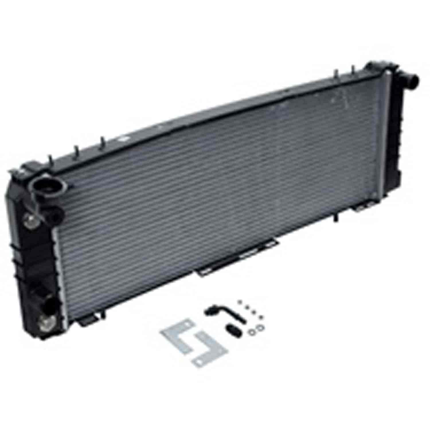 This 1 row radiator from Omix-ADA fits 01 Jeep Cherokee XJ.
