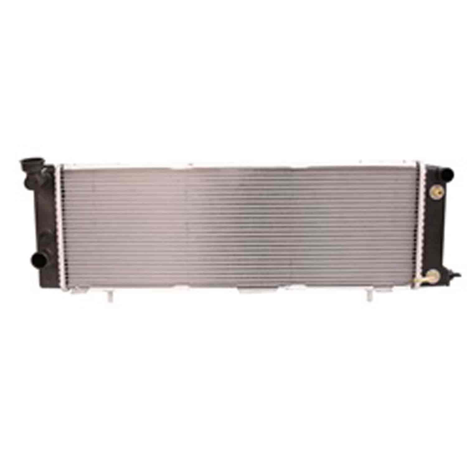 This 1 row radiator from Omix-ADA fits 93-94 Cherokee RHD 4.0L with or without AC automatic transmission.