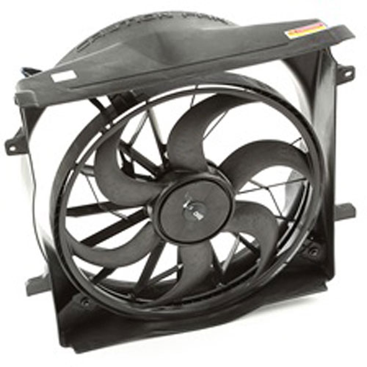 This radiator fan assembly from Omix-ADA fits 04-06 Jeep Libertys with 3 pin connectors.