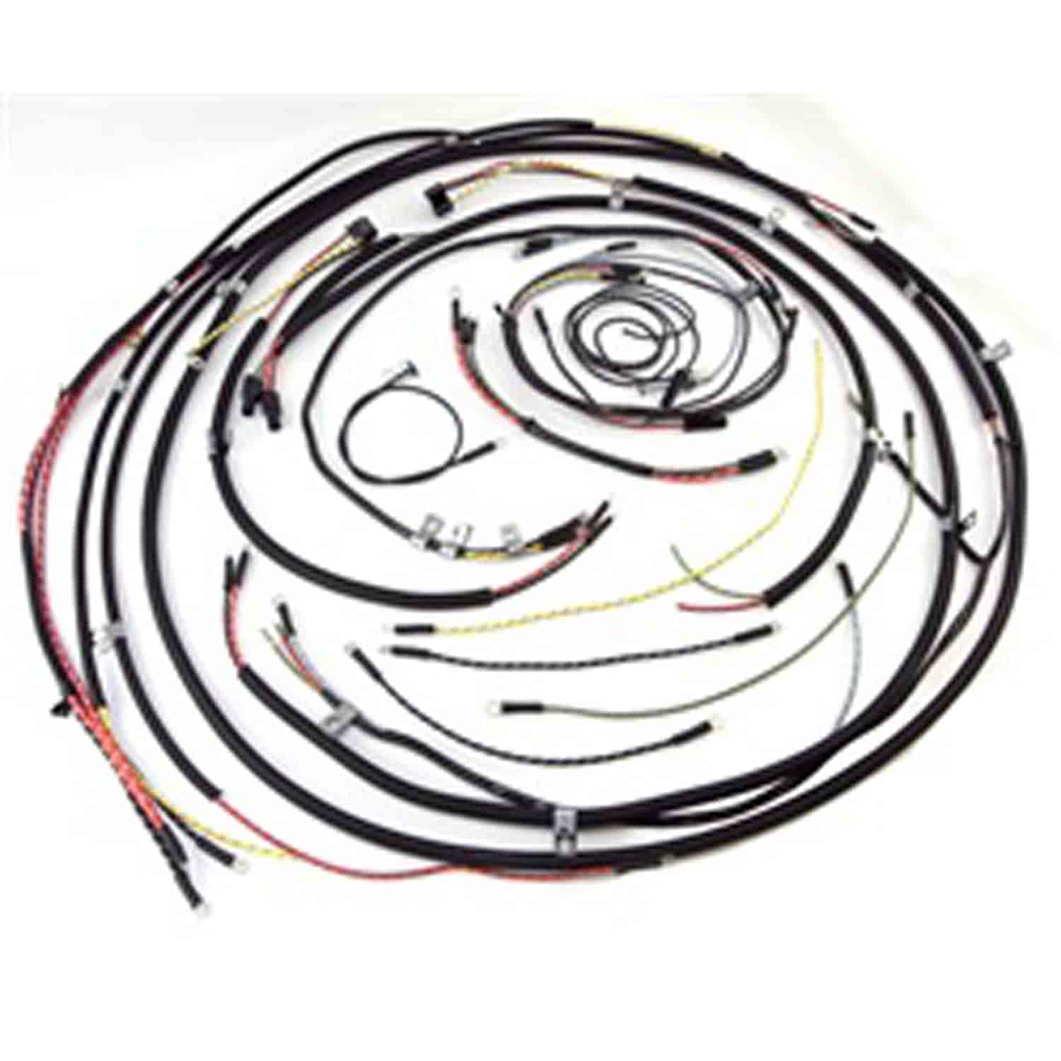 Complete Wiring Harness Horn on Firewall Without Turn Signals 1945-1946 CJ2A