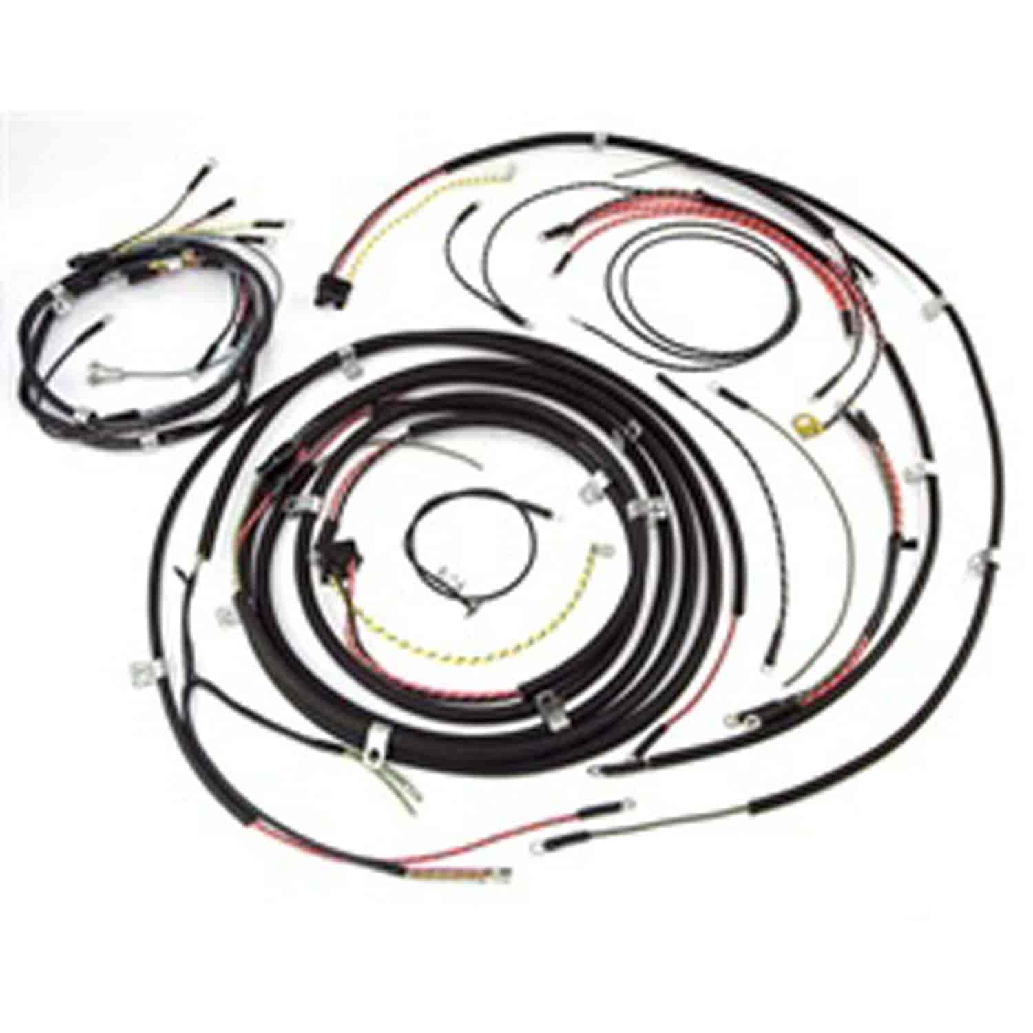 Complete Wiring Harness Without Turn Signals 1948-1953 CJ3A