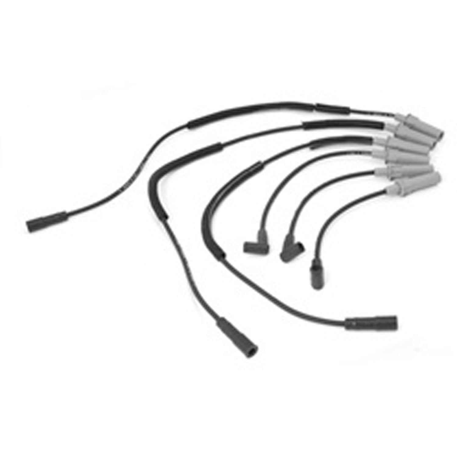 This ignition wire set from Omix-ADA fits the 3.8L engine found in 07-11 Jeep Wranglers.