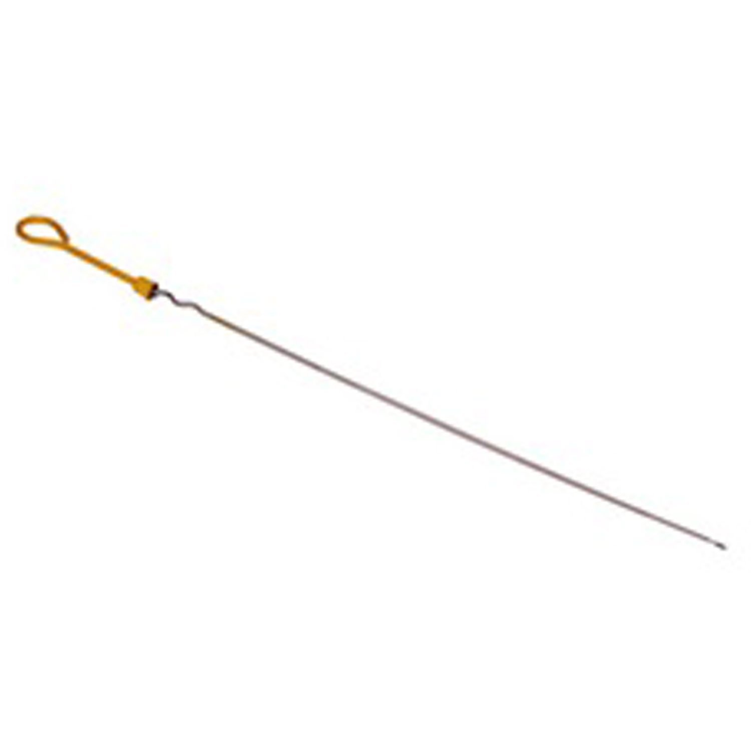 Replacement oil dipstick from Omix-ADA, Fits 97-99 Jeep Wrangler TJ with 2.5 liter engines.