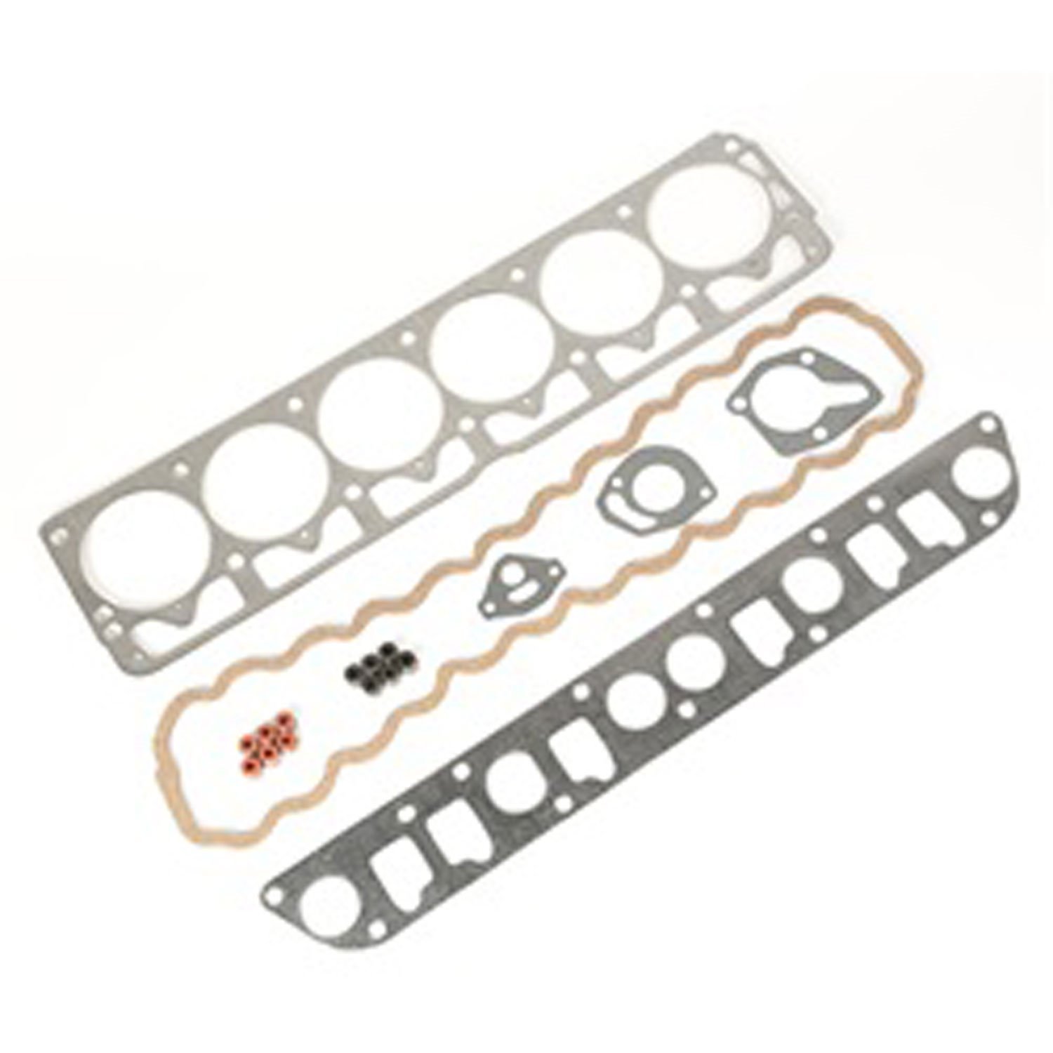 This upper engine gasket set from Omix-ADA fits the 4.0L engine used in 87-90 Jeep Comanches MJ and Cherokees XJ