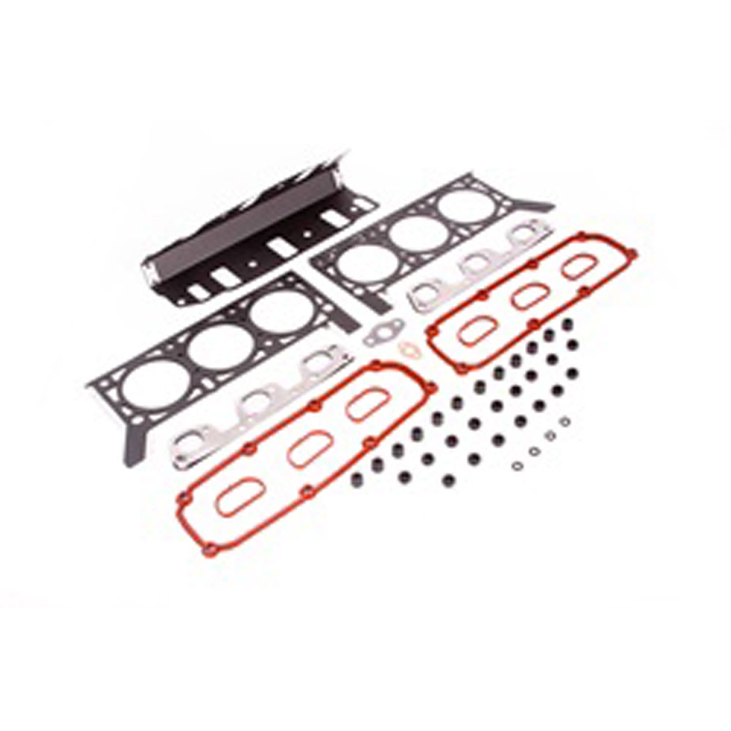 This upper engine gasket set from Omix-ADA fits 07-11 Jeep Wrangler with a 3.8L engine.