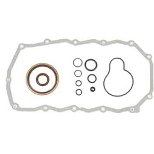This lower engine gasket set from Omix-ADA fits 2.4L engines found in 02-06 Jeep Libertys and 03-06 Wranglers.