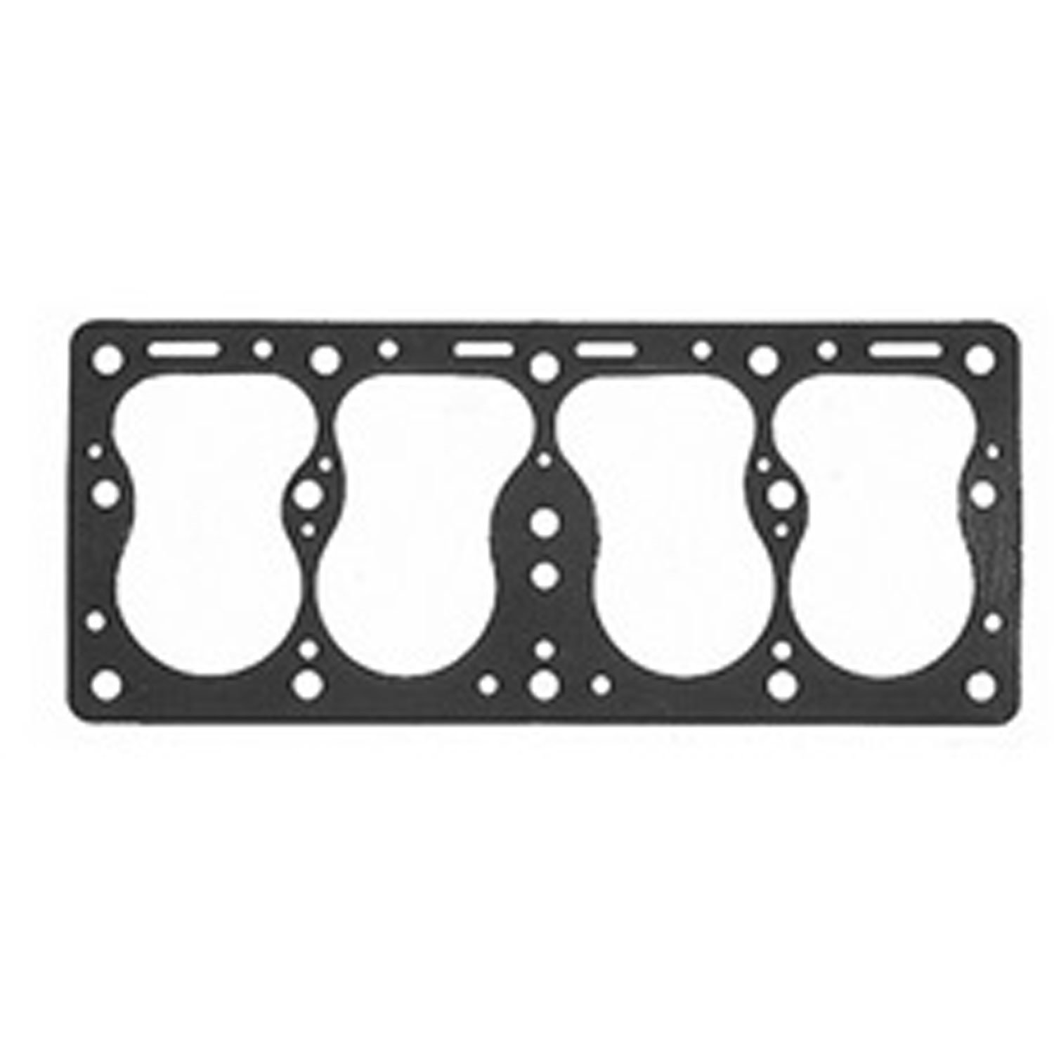 Replacement cylinder head gasket from Omix-ADA, Fits 134 cubic inch L-head engine found in 41-53 Willys models