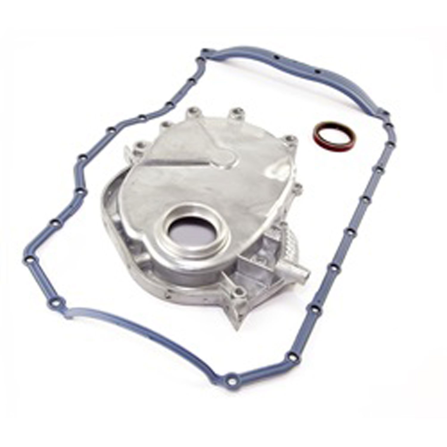 Replacement timing chain cover kit from Omix-ADA, Fits 83-93 Jeep models with a 2.5 liter 4-cylinder engine.