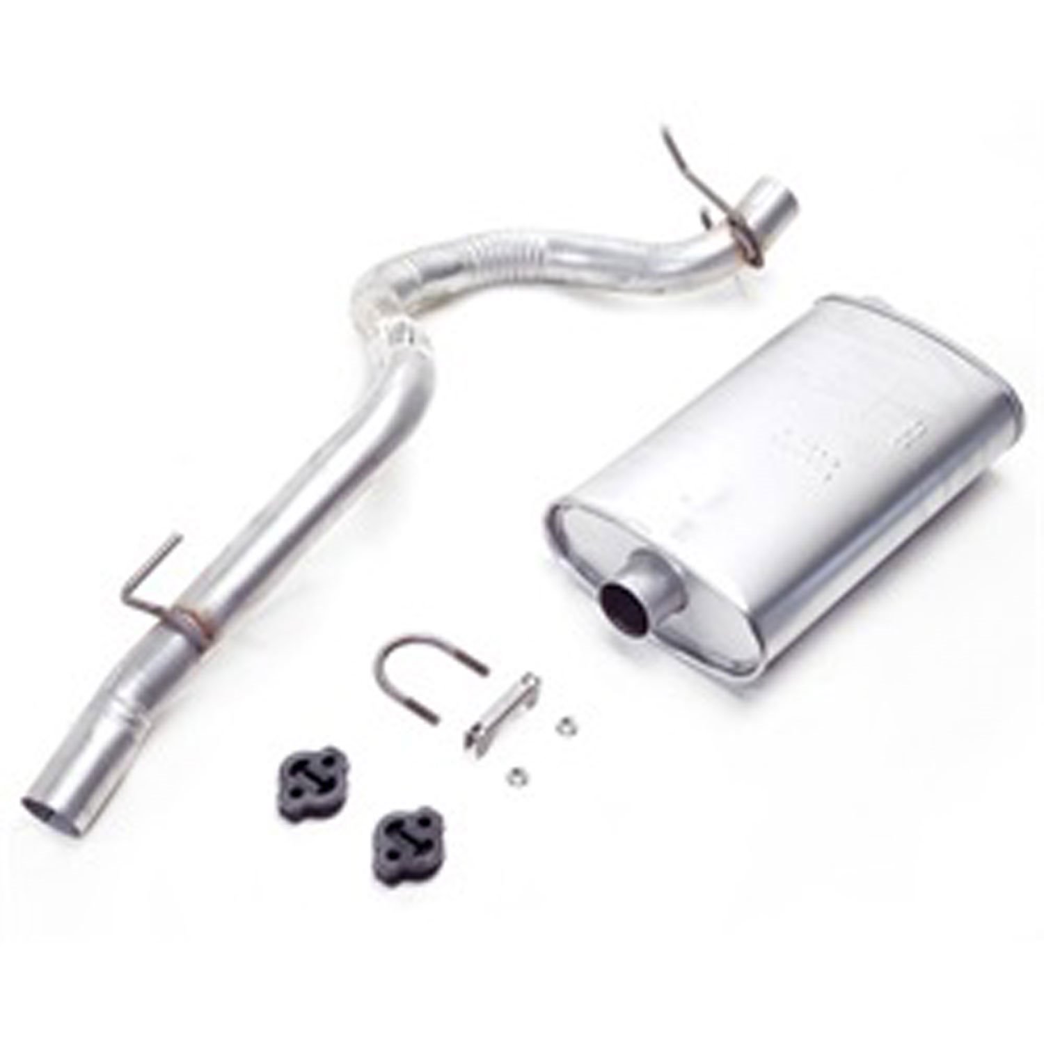Muffler and Tailpipe Kit Includes Clamps and Hangers 1993-1995 Wrangler 2.5L and 4.0L