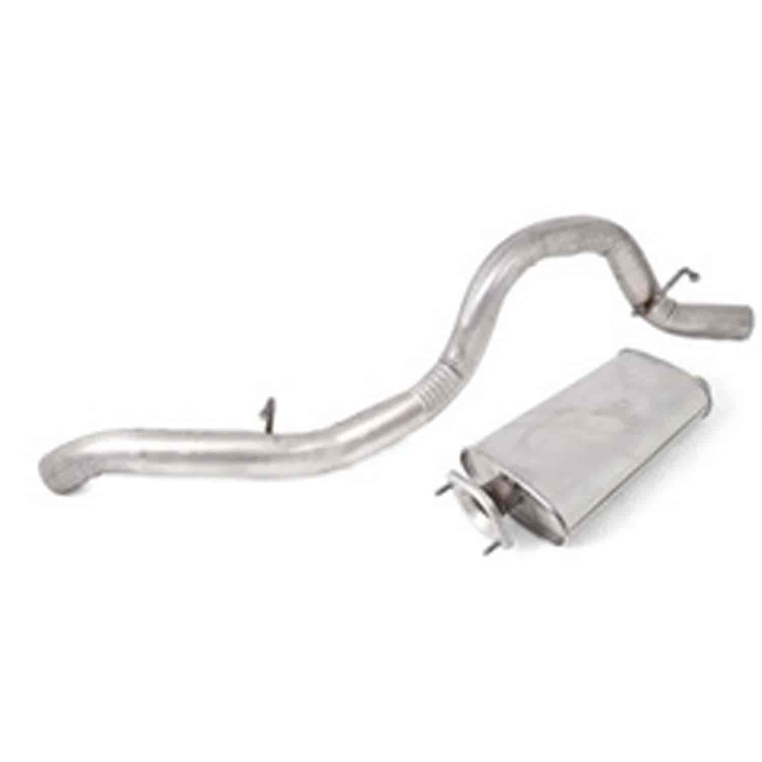 Muffler And Tailpipe 2000-2006 Wrangler After 1-24-00