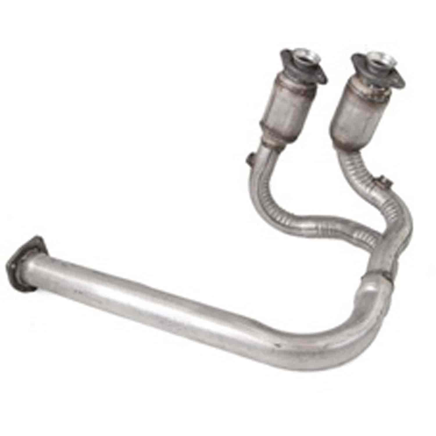 Y-Pipe Exhaust With Catalytic Converter 2000 Wrangler 4.0L