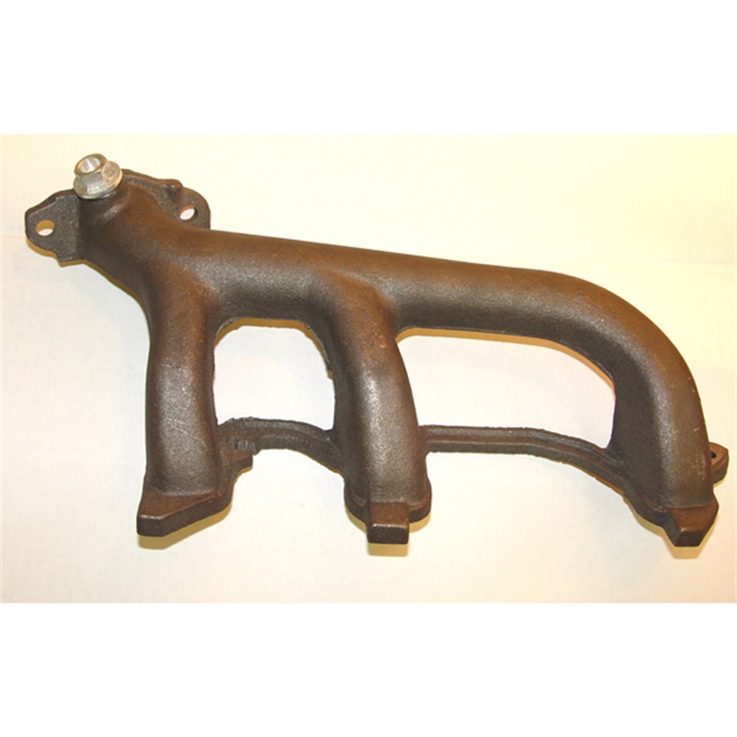 This exhaust manifold front section from Omix-ADA fits 00-06 Jeep Wrangler 00-01 Cherokees and 99-01