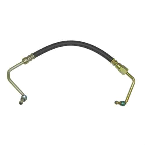 This power steering pressure hose from Omix-ADA fits 84-86 Jeep Cherokees with a 2.5L or 2.8L engine.