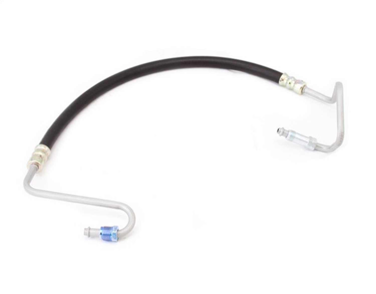 This power steering pressure hose from Omix-ADA fits 97-02 Jeep Wrangler TJ with a 4.0L engine.