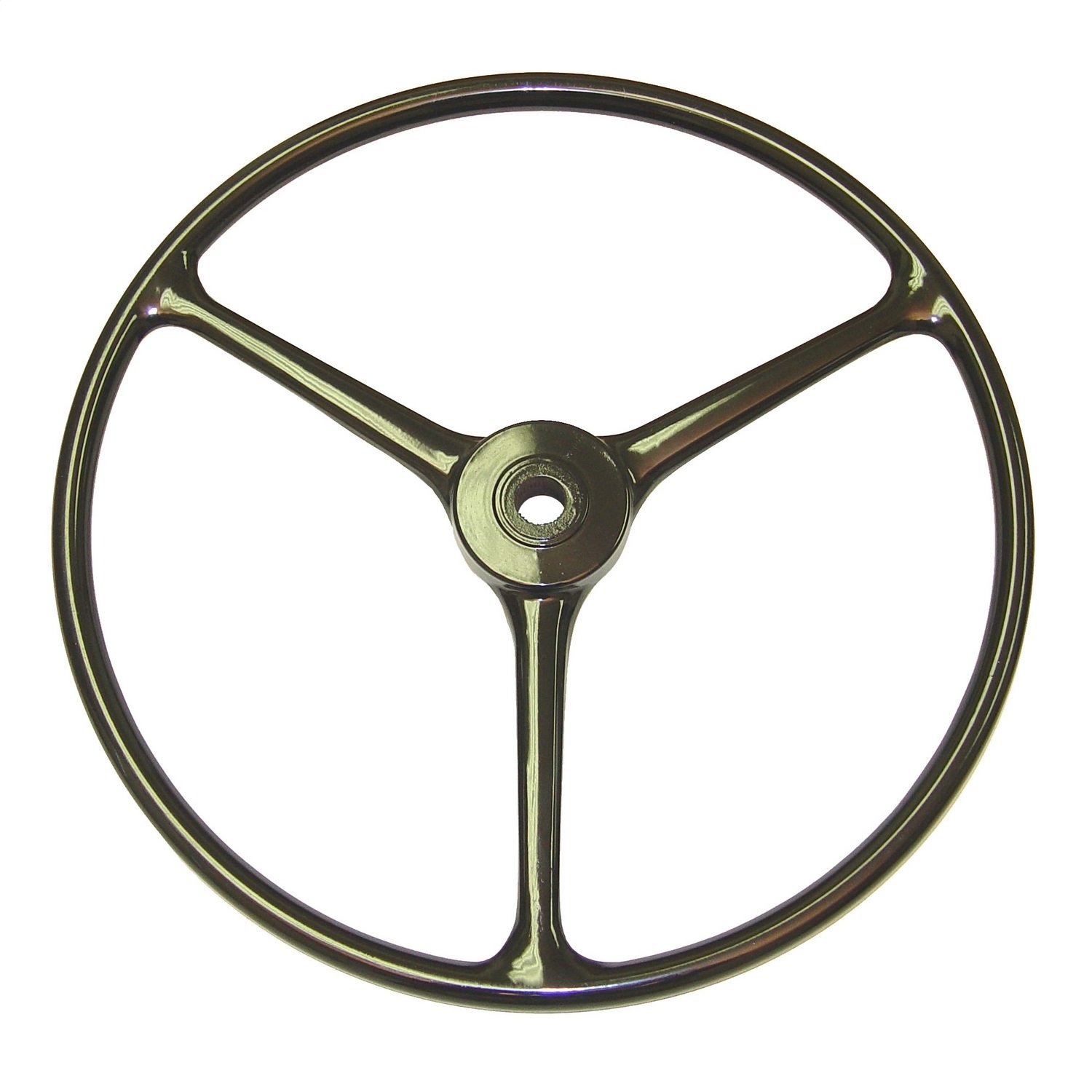 Steering Wheel for 1946-1966 Willys Jeep Models [Original Style, Black]