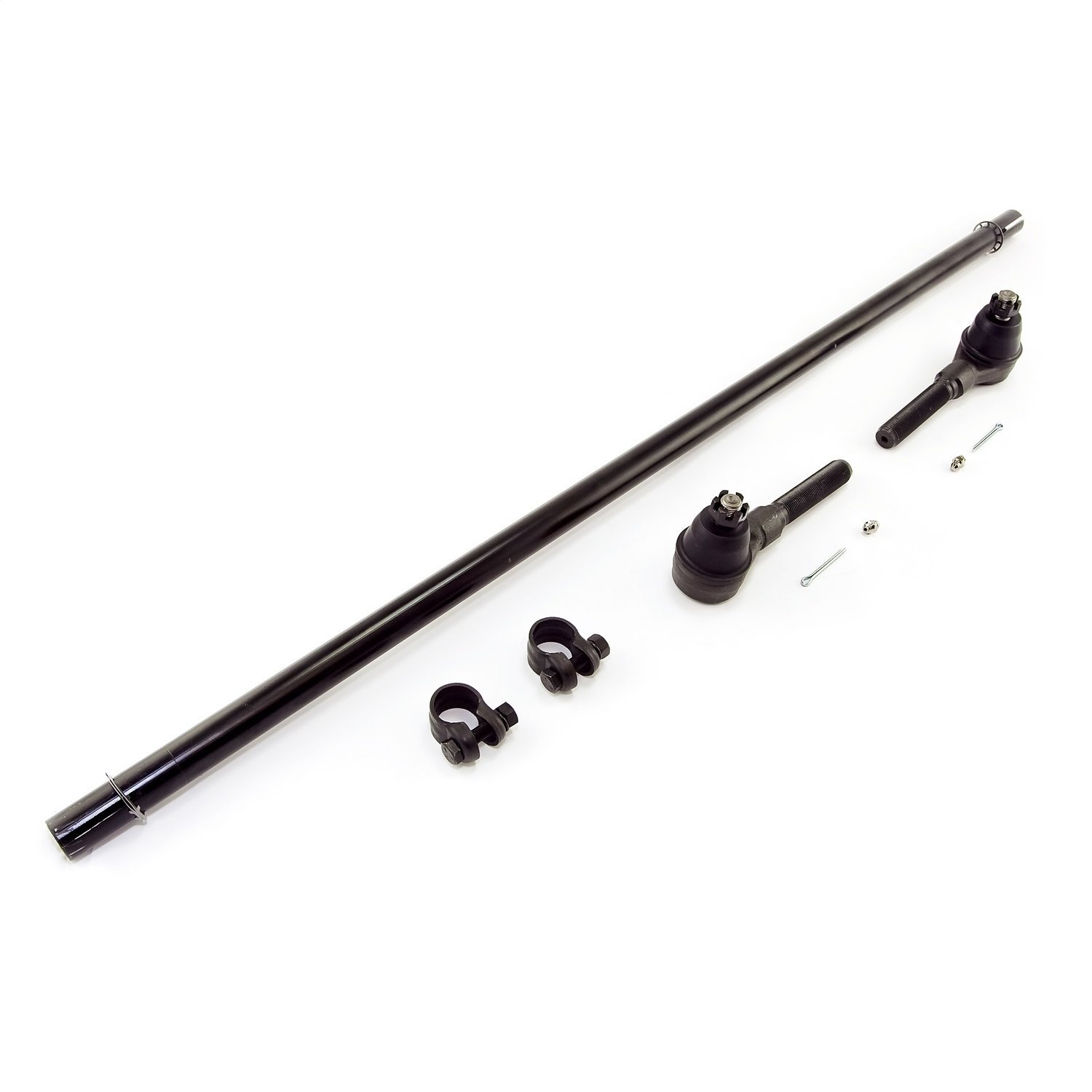 Stock replacement tie rod assembly kit from Omix-ADA, Fits 97-06 Jeep Wrangler It includes