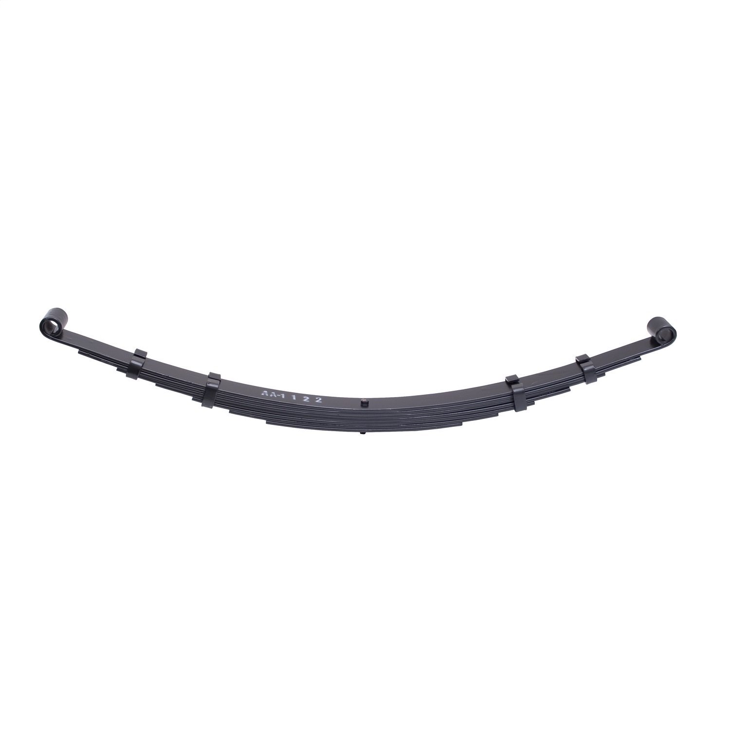 Replacement 7-leaf front leaf spring from Omix-ADA, Fits 55-75 Jeep CJ5 and Jeep CJ6, Fits left or right side.
