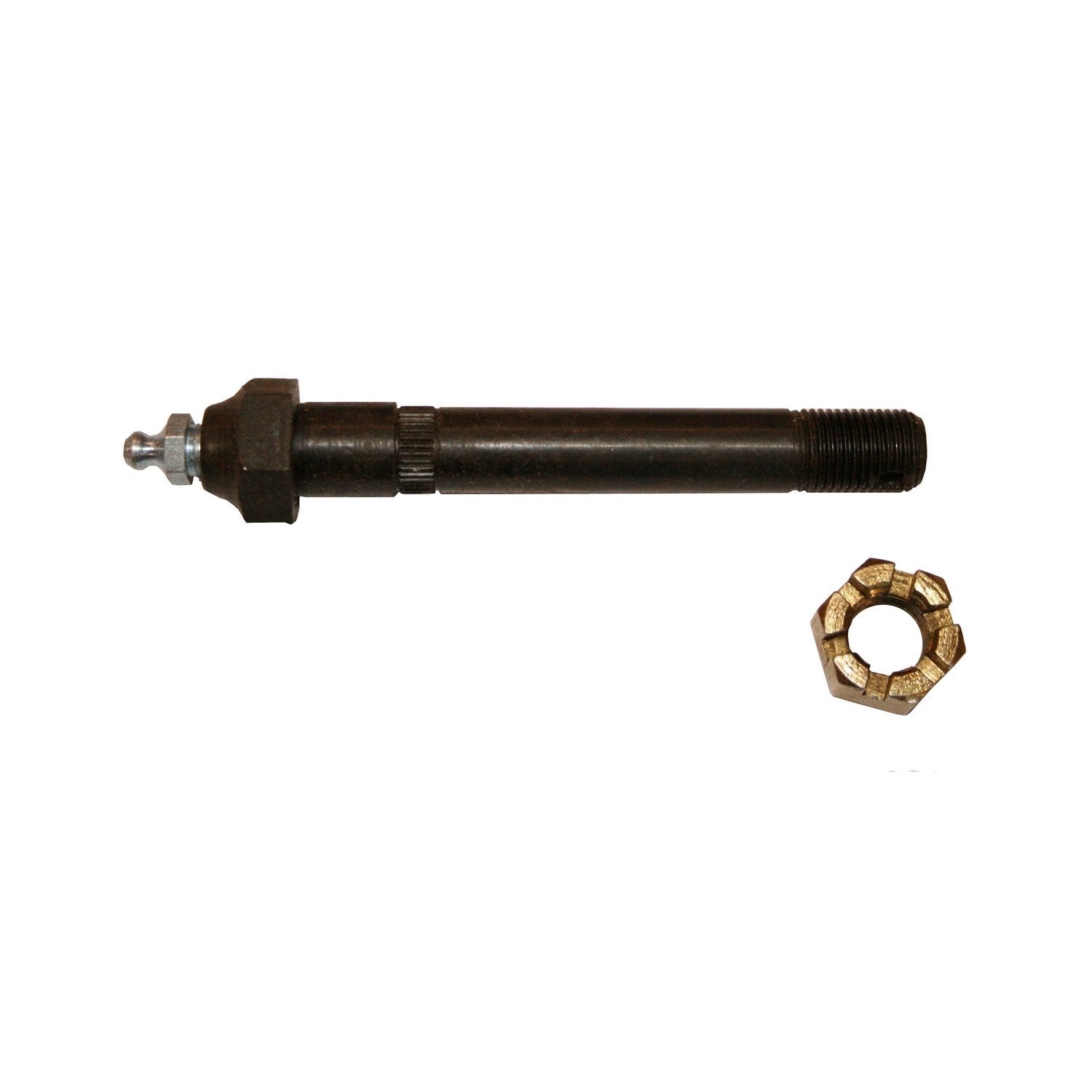 long greasable replacement leaf spring pivot bolt and nut from Omix-ADA, Fits 41-63 Willys model