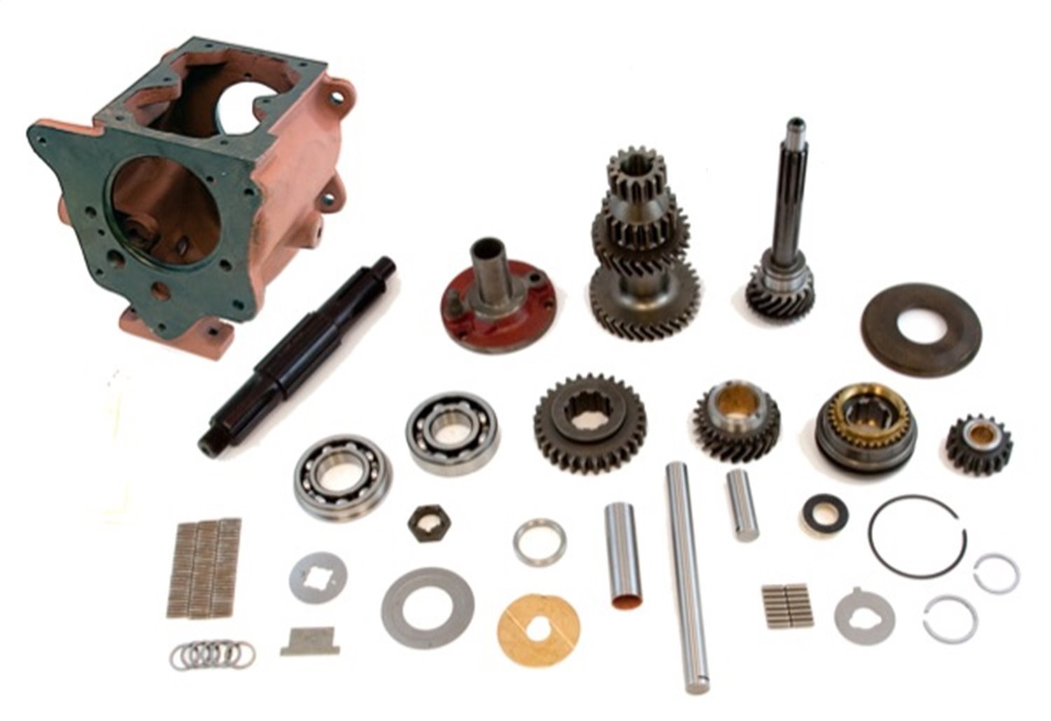 T90 Unassembled Transmission Kit 1941-1971 Willys/Jeep with Borg-Warner T90 3-Speed Manual Transmission