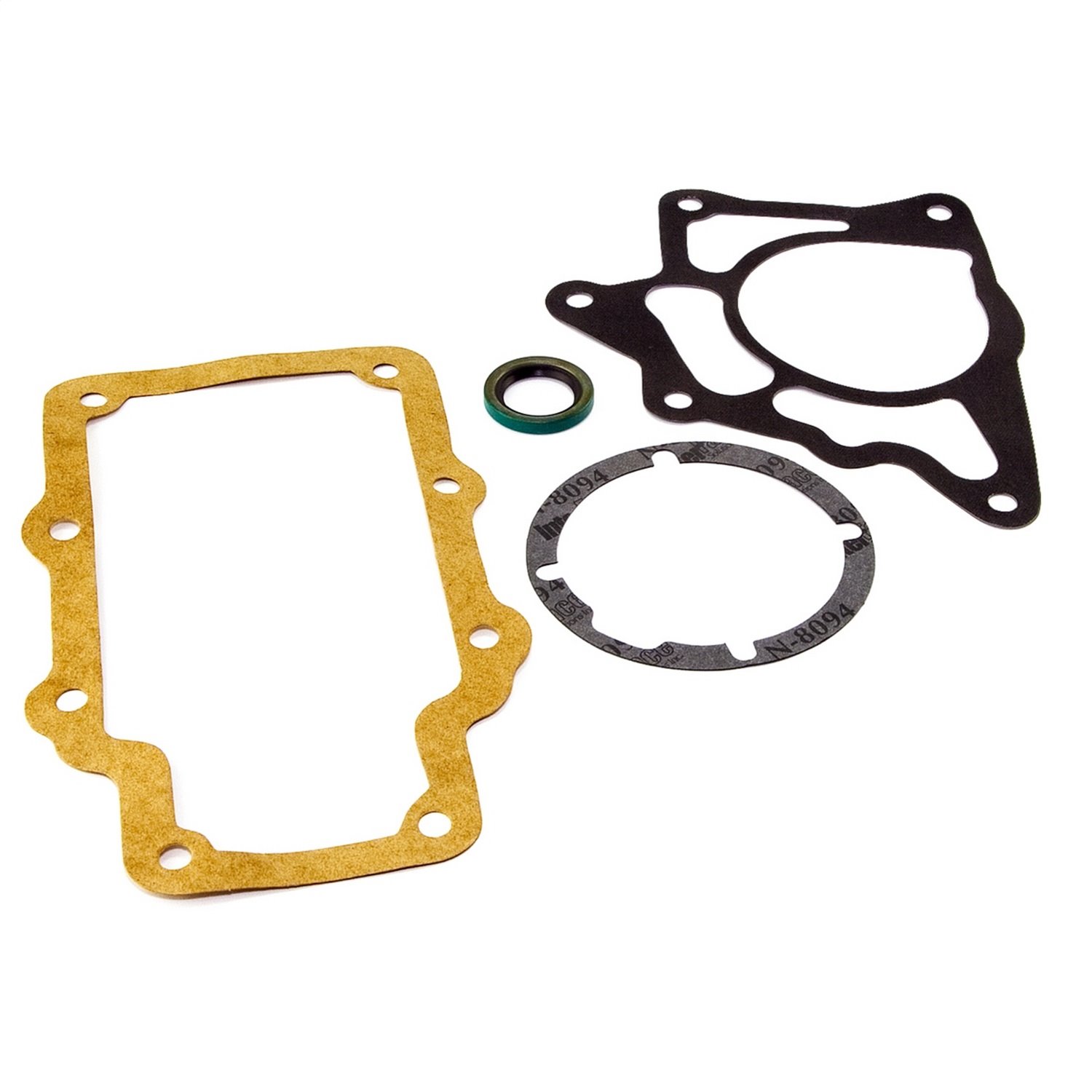 This 3-speed manual transmission seal kit from Omix-ADA fits 71-75 Jeep vehicles with the Warner T15 transmission.