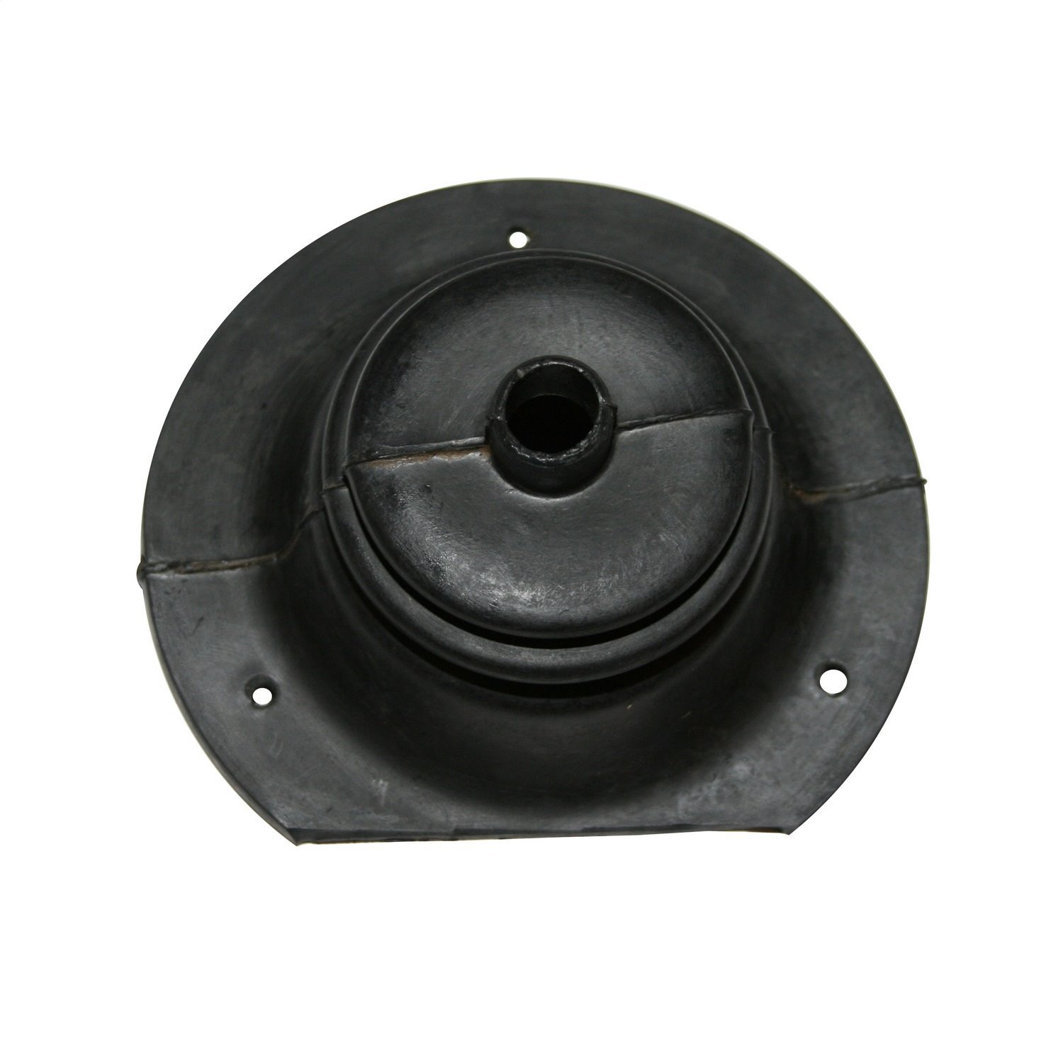 This manual transmission shifter boot fits Borg-Warner T4 and T5 transmissions installed in 80-86 Jeep CJs.