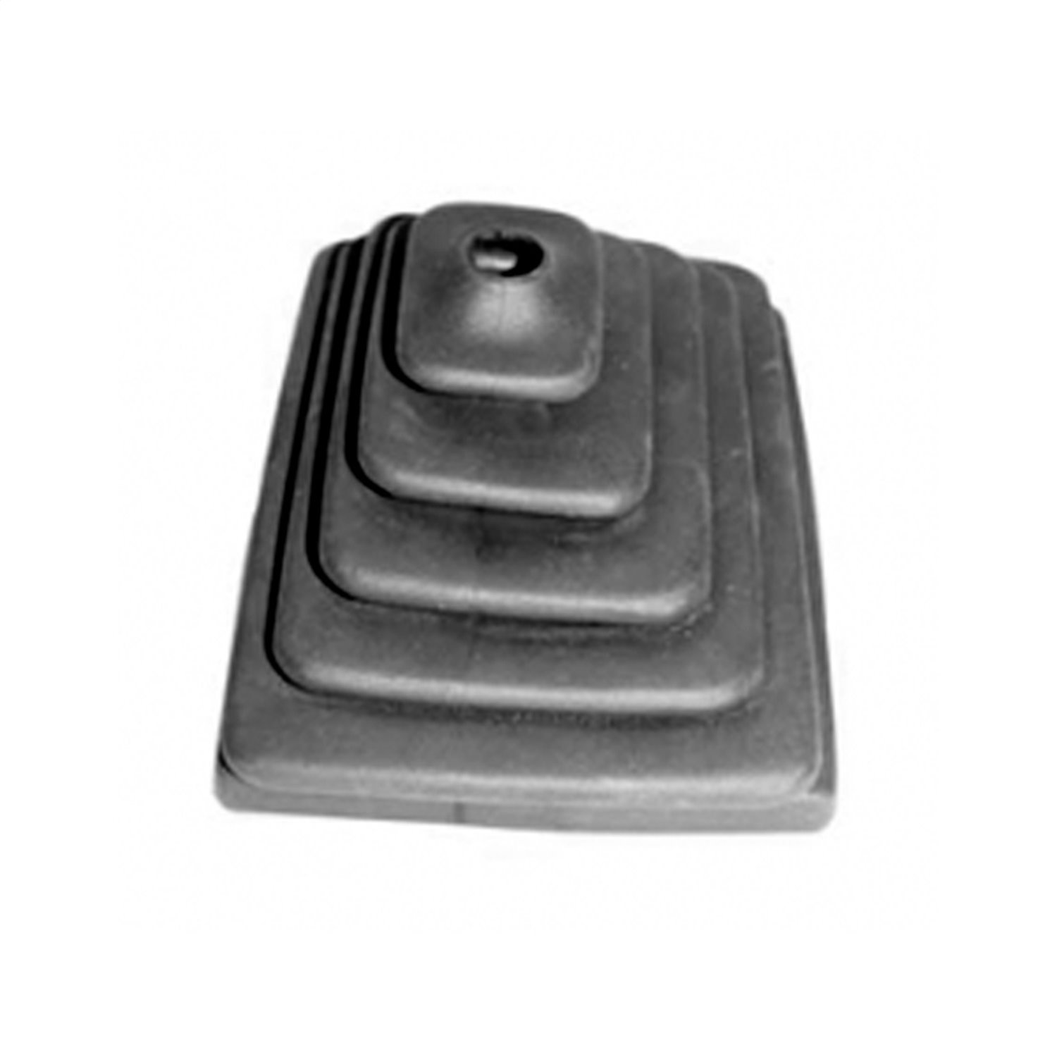 Replacement shifter boot from Omix-ADA 84-88 Jeep Cherokee XJ with a 5-speed manual transmission.