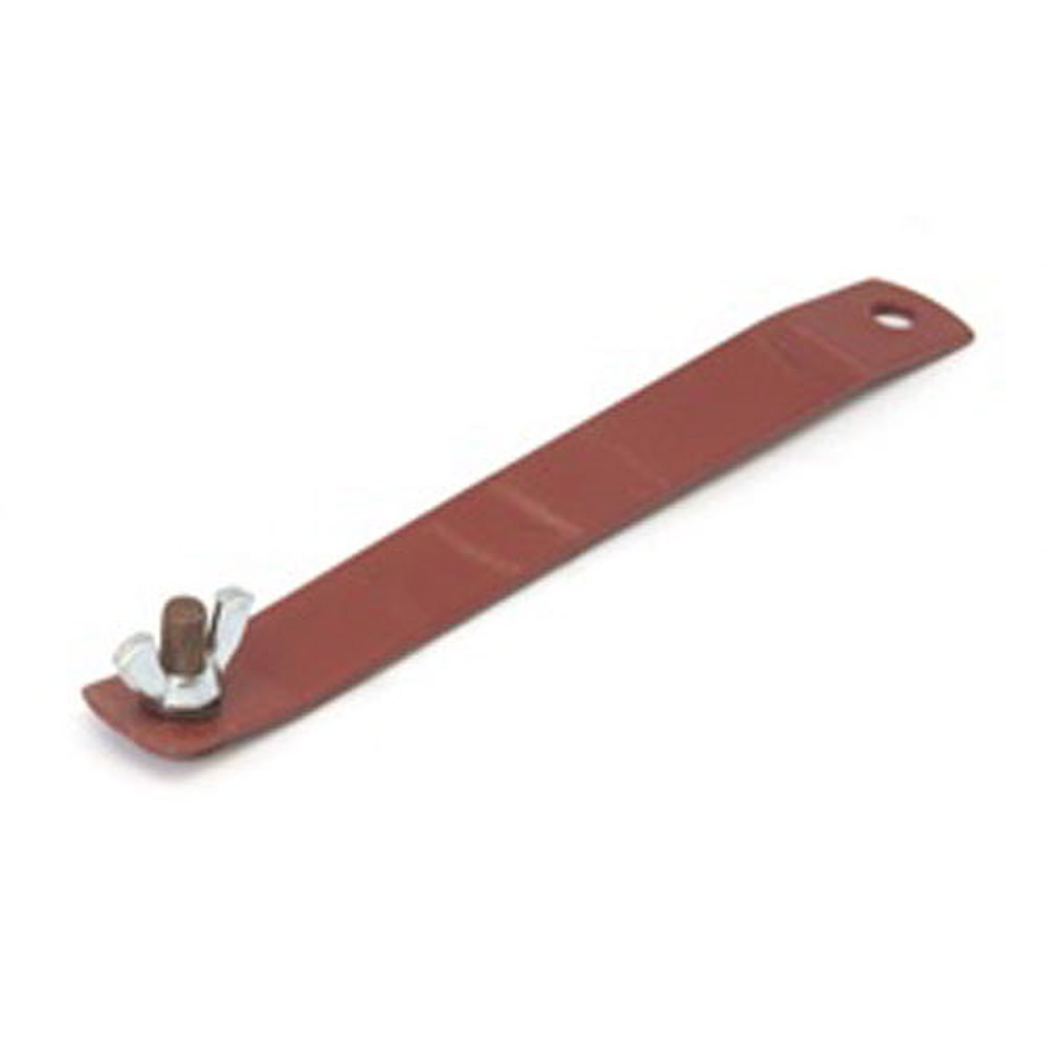 This battery hold down strap from Omix-ADA fits 41-45 Willys MB and 41-45 Ford GPW. It secures the battery to the fender.