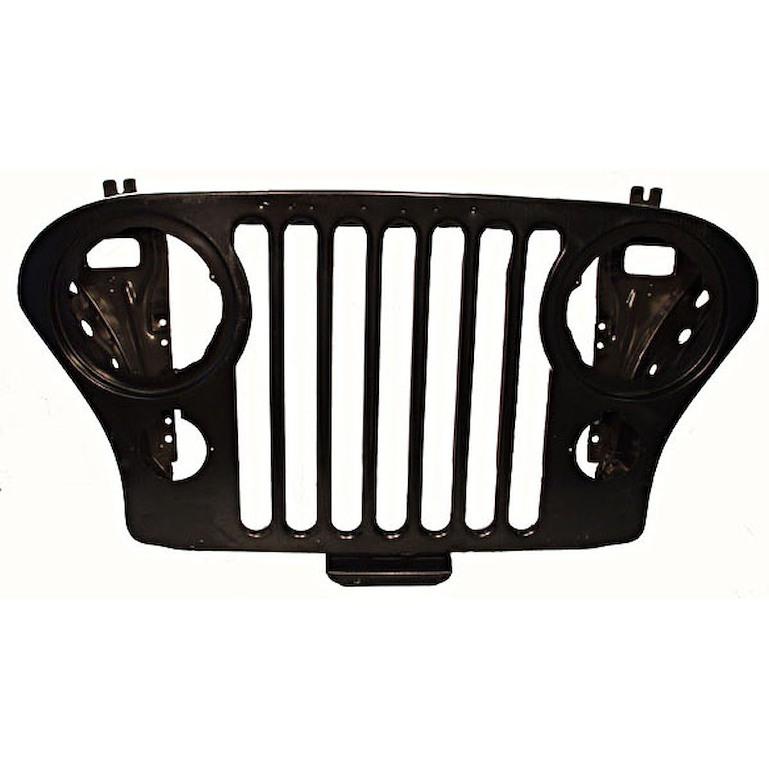 This licensed Mopar grille from Omix-ADA fits 72-86 Jeep CJ5 CJ7 and CJ8 Scrambler.