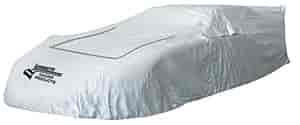 Dirt Late Model Car Cover 300D PU silver-coated polyester