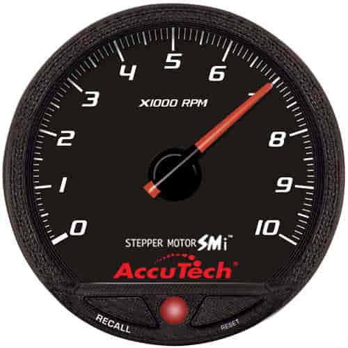 Stepper Motor Tach w/Warning Light 0-10,000 RPM