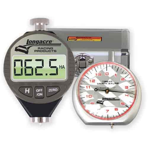 Digital Durometer w/Analog Tread Gauge Includes 441-50547 & 441-50560 Gauges