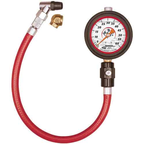 Liquid-Filled Deluxe Tire Pressure Gauge 60 psi