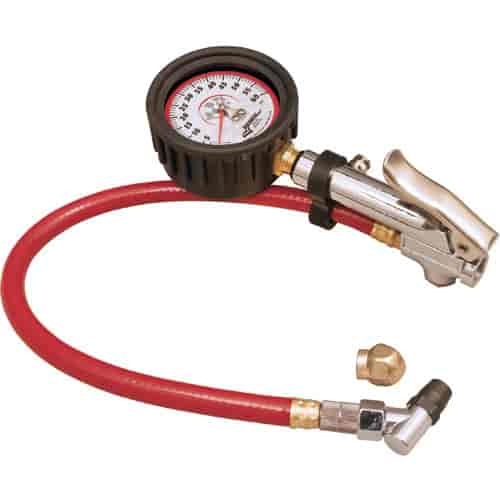 Quick-Fill Tire Inflator with Gauge 0-60 psi