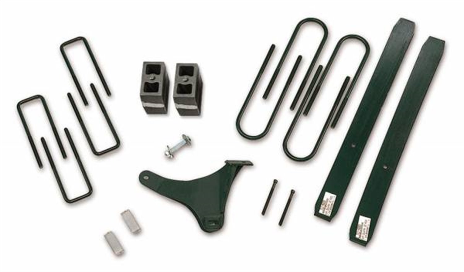 Lift Kit 5 in. Incl. U-Bolts/5.5 in. Blocks/Track Bar Bracket/Sway Bar Endlinks/Hardware Bag/Add-A-Leaf/Centering Pins