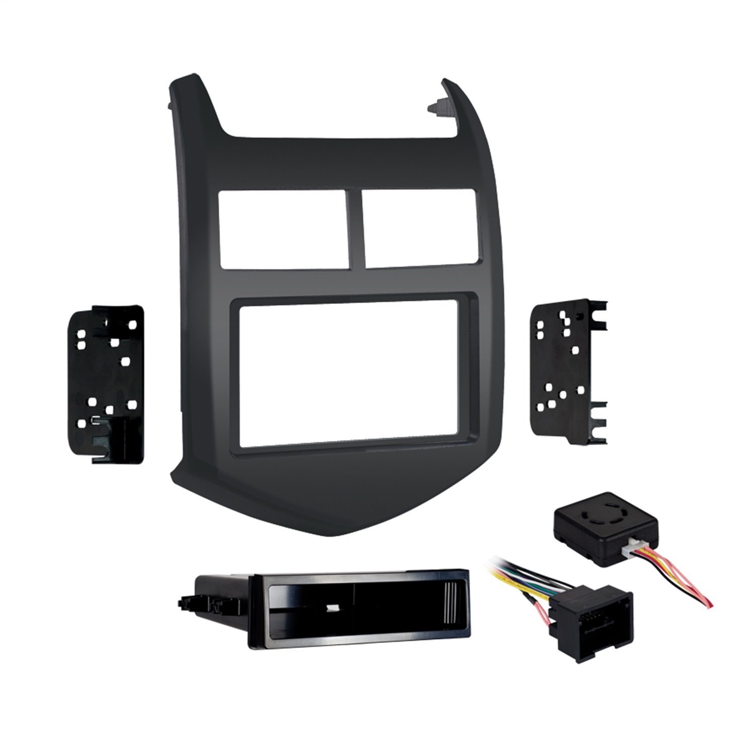 99-3012G-LC Custom-Fit Mounting Kit, ISO DIN w/Pocket Or Double DIN Radio Provision
