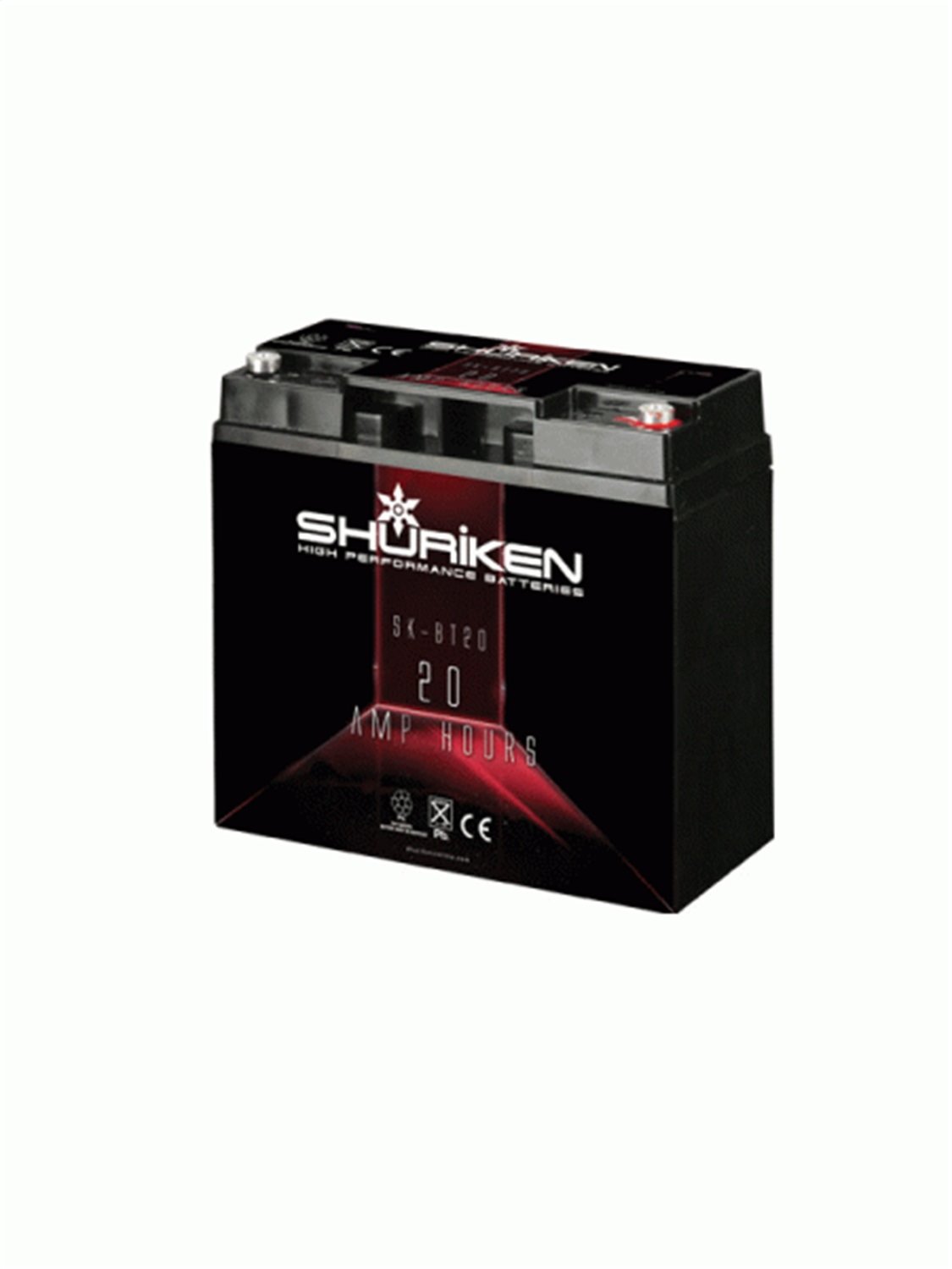 SK-BT20 Battery, Size: 7.5 in. x 6.5 in. x 3 in., Weight: 14 lbs., 20 AMP Hours, Use For Audio Systems Up To 600 Watts