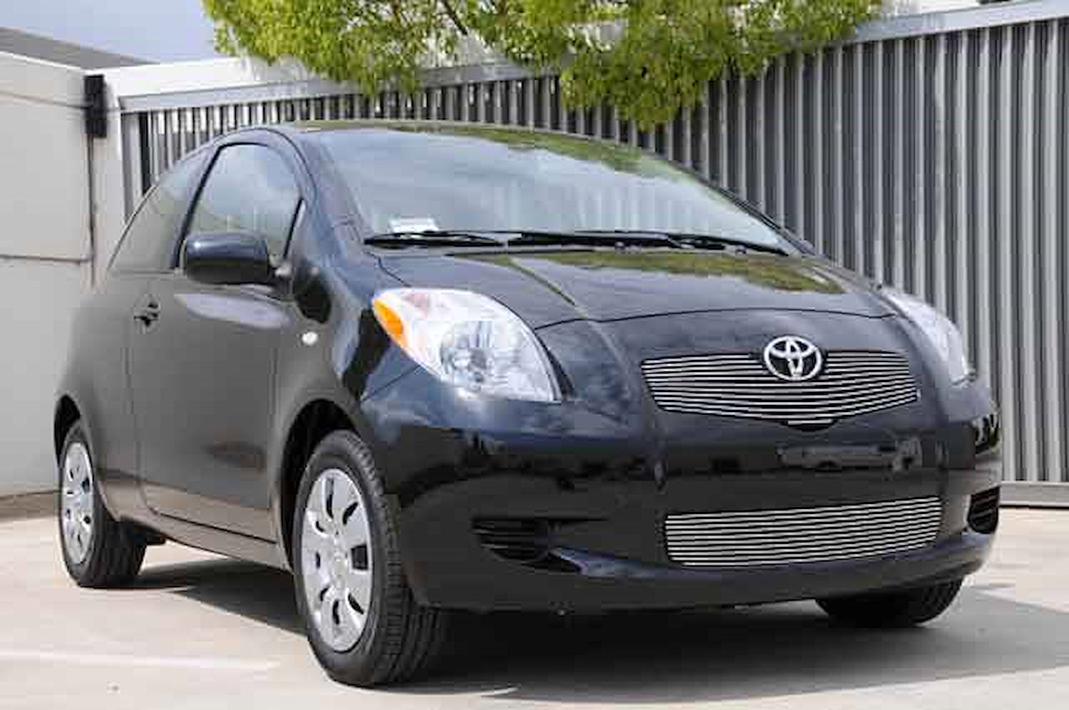 Billet Grille Overlay Insert 2007-2008 Toyota Yaris Hatchback