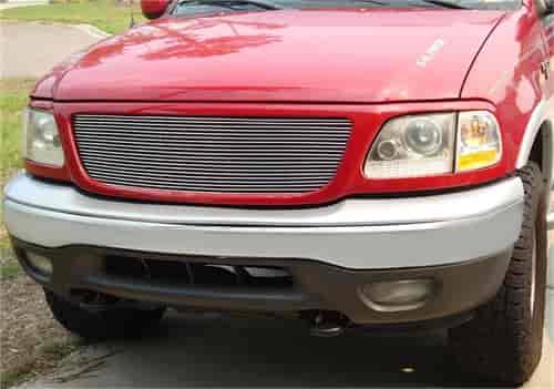 1999-2003 Ford F150 & 99-02 Expedition Grille Assembly - Billet Grille installed into paintable gril