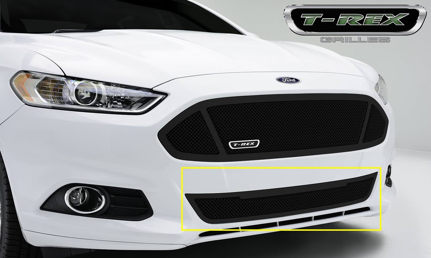 Upper Class Mesh Bumper Grille 2013-14 Ford Fusion