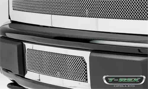 Ford F150 XLT V8 Upper Class Formed Mesh Bumper Insert 1 Pc Polished Stainless Steel