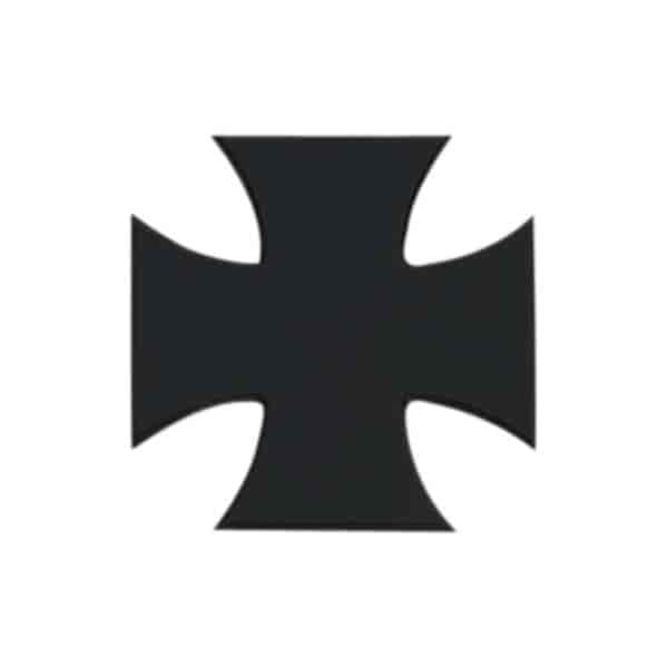 X-Metal Series Rebel Iron Cross Grille Badge