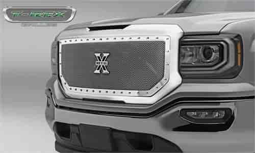 GMC Sierra 1500 X-Metal Formed Mesh Grille Main Insert 1 Pc Polished Stainless Steel.