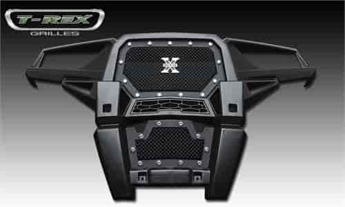 Polaris RZR XP 1000 X-Metal Formed Mesh Main Grille Replacement 1 Pc Black Powdercoated Mild Steel w