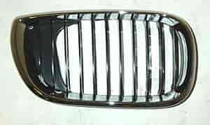 RH GRILLE CHR/BLK BMW 3 SERIES E46 SDN/WGN 02-05