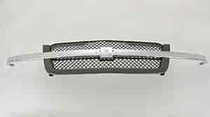 GRILLE CHR/TEXTURED GRY SILVERADO CLASSIC EXC SS 03-07