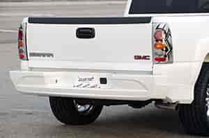 Mild Design Rear Bumper Cover Does Not Interfere w/Towing Hitch Urethane
