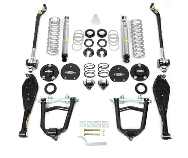 Coil-Over Kit with Single-adjustable shocks 1967-70 Ford Mustang