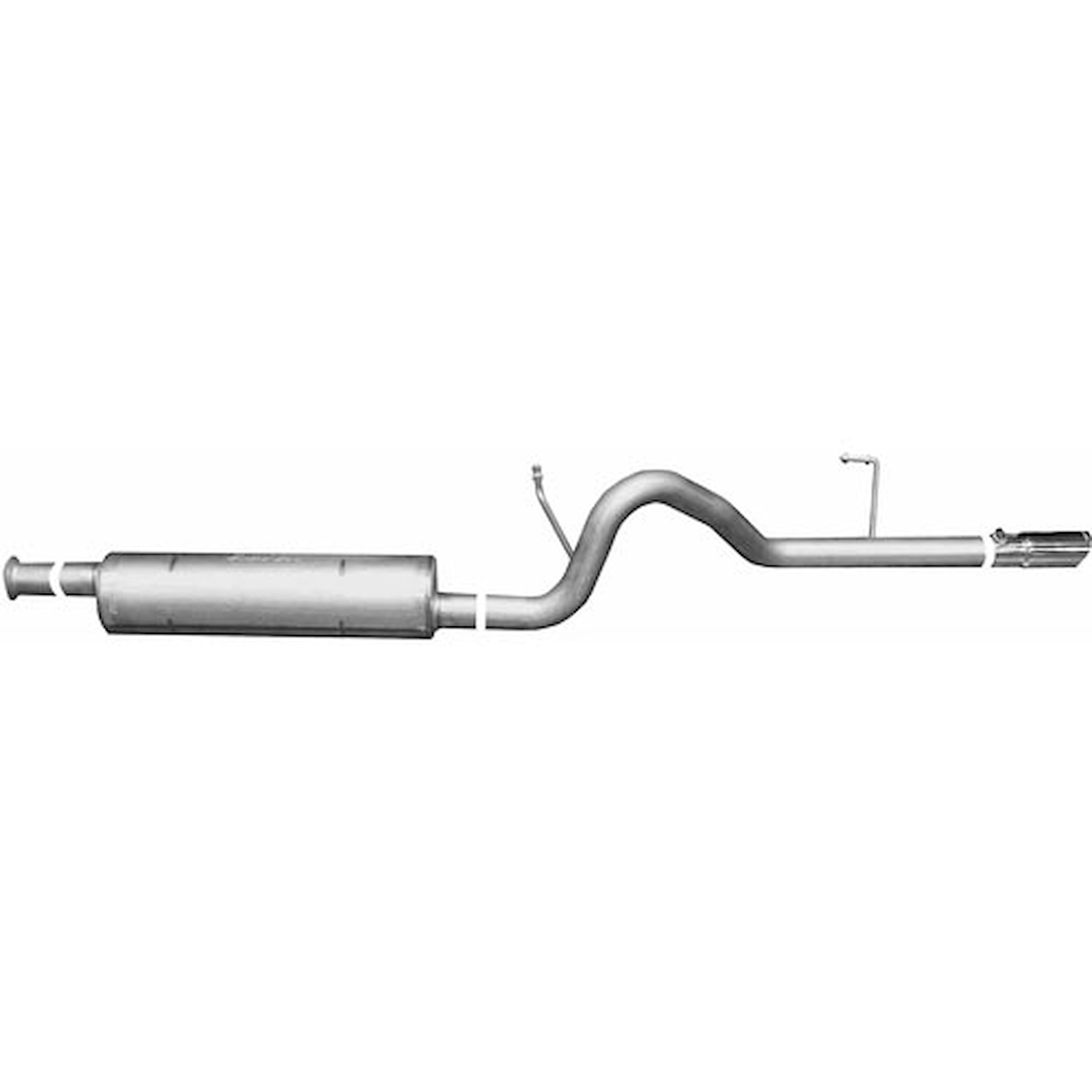 Swept-Side Cat-Back Exhaust 2008-13 Jeep Liberty/Renegade 3.7L 2WD/4WD