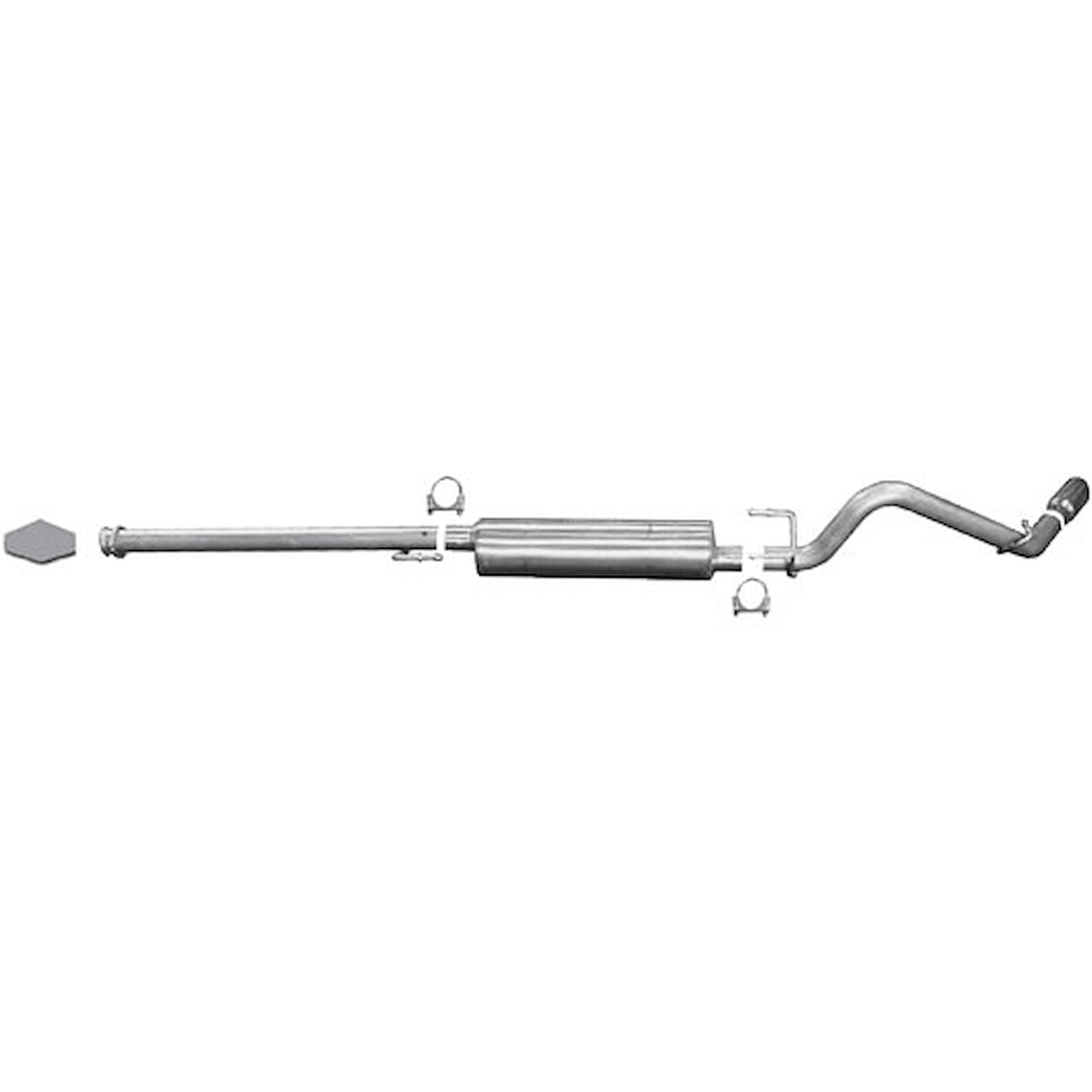 Swept-Side Cat-Back Exhaust 2013-15 Toyota Tacoma PreRunner 4.0L 2WD/4WD